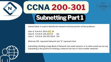 Free CCNA (NEW) | Subnetting Part 1 | Video 58 | CCNA 200-301 Complete Course