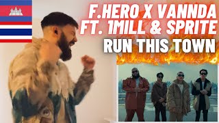 TeddyGrey Reacts To F.HERO x VannDa Ft. 1MILL & SPRITE - RUN THE TOWN