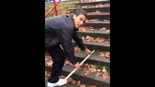 Measuring stairs for slope