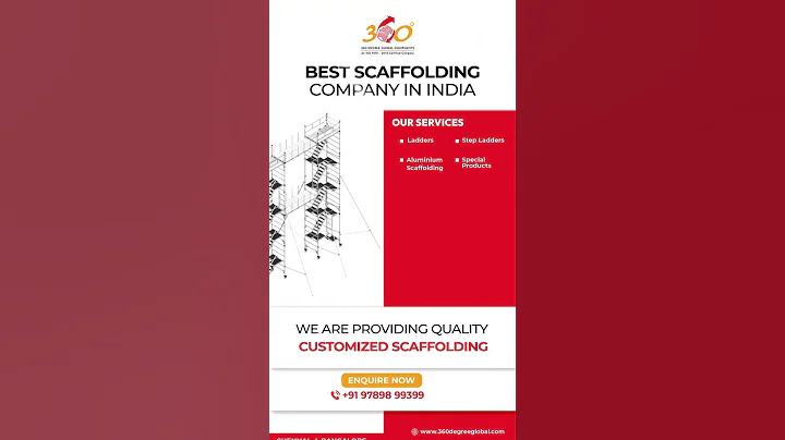 Customized scaffolding |  360degreeglobalequipments
