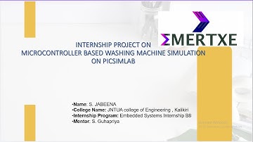 Microcontroller-Based Washing Machine Simulation using PICSimLab