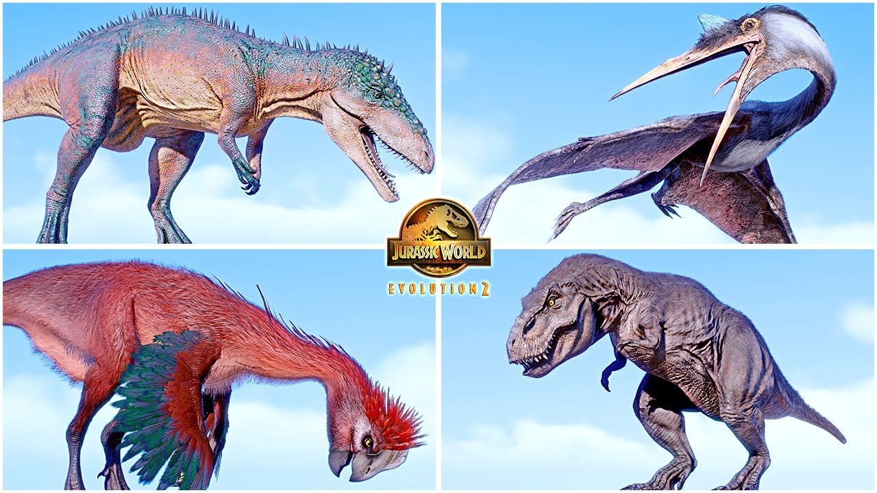 Heart Attack Animations of All Dinosaurs & Species 🦖 Jurassic World Evolution 2