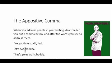 Appositive Comma
