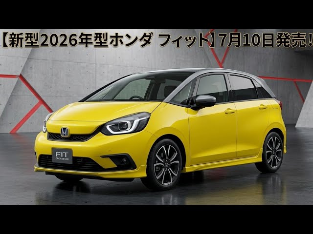 衝撃】2027ホンダ・フィット・ハイブリッドがスゴすぎる！151馬力＋EV 