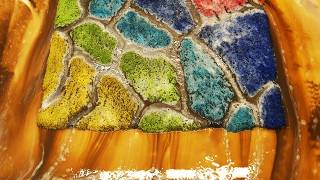 This DISCARDED Pebble Rug Hid Incredible Colours! Satisfying ASMR Carpet Cleaning.