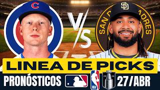 🔥⚾️  PRONÓSTICOS MLB , PLAYOFFS NBA Y NHL PARA HOY 27 ABRIL 🏀 🏒🤑 PARLAY GRATIS🔥