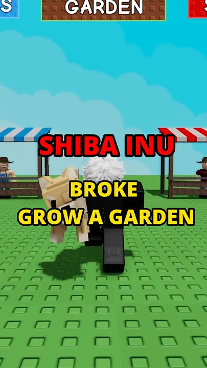 SHIBA INU  IS BROKEN AND UNDERRATED In GROW A GARDEN! #growagarden #roblox