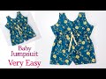 Baby Jumpsuit Cutting and Stitching 🥰👌🏻 || 1Year Baby Dress Cutting and Stitching