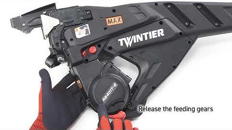 MAX TWINTIER RB401T-E Operation Manual Movie English