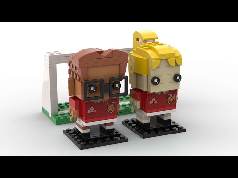 Lego 40541 Manchester United Go Brick Me Speed Build Studio Bricklink LDD by PLegoBB