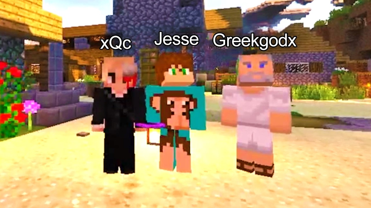 xQc, Jesse & Greekgodx RL Craft FUNNIEST MOMENTS