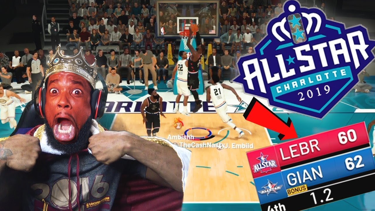 Team LEBRON vs Team GIANNIS ALL-STAR 1 MILL VC WAGER! BUZZER BEATER NBA 2K19 MyTeam