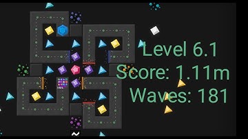 [Outdated/Old Version] [infinitode 2 1.8] Level 6.1 (Normal) Score: 1.11m