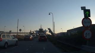 Scandlines sunset Ferry Crossing - Rødby Denmark - Puttgarden Germany (Sept 2021)