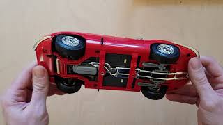 Jaguar E Cabriolet  1961 Unboxing Bburago Diecast Model  1:18