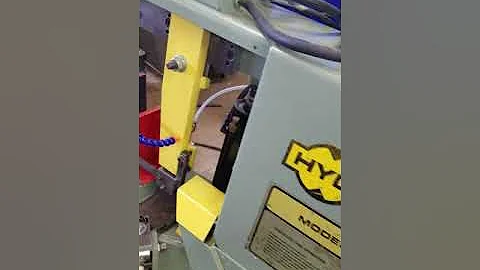 13" x 18" Hyd-Mech Horizontal Bandsaw, 45° Mitering. Re-Worked