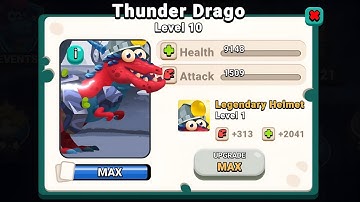 Max Level Thunder Drago - Dino Bash 2 Travel Through Time