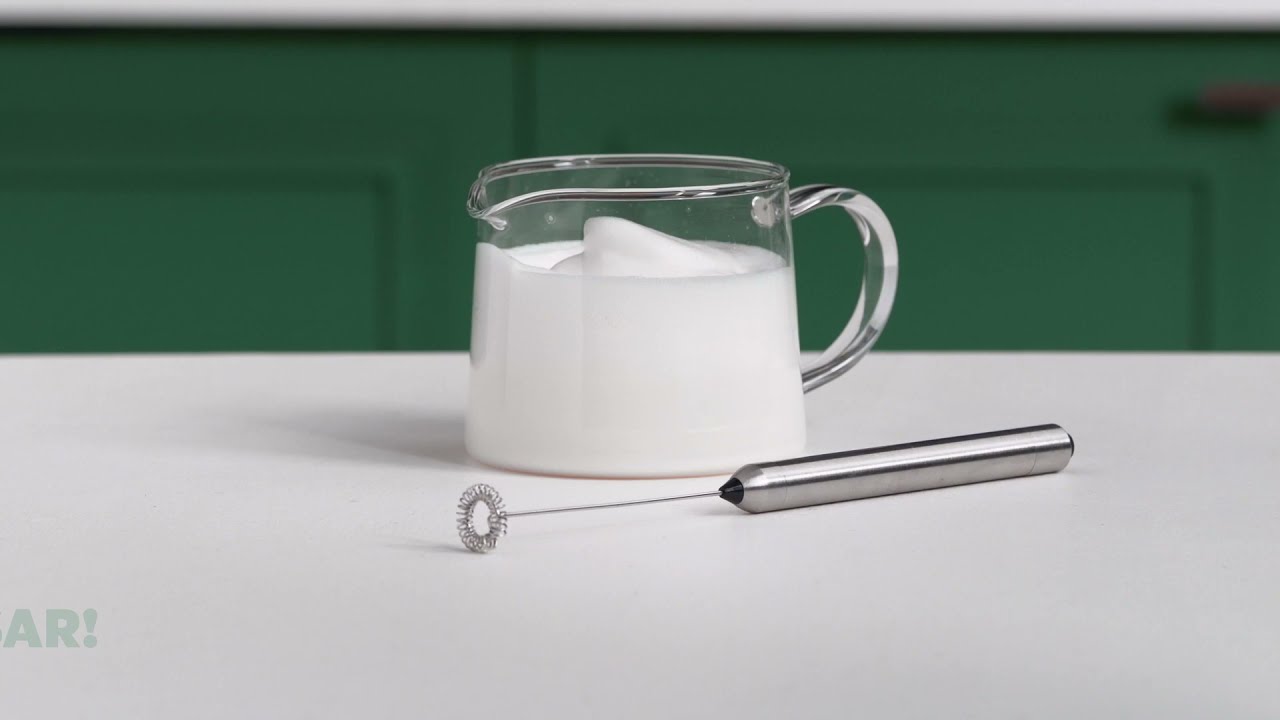 Cómo hacer espuma de leche con batidora