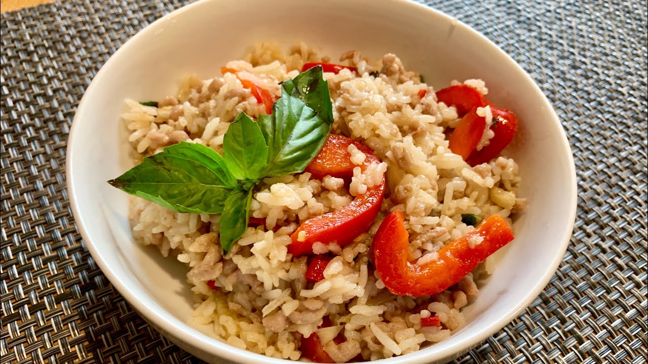 Thai Basil Fried Rice Recipe YouTube