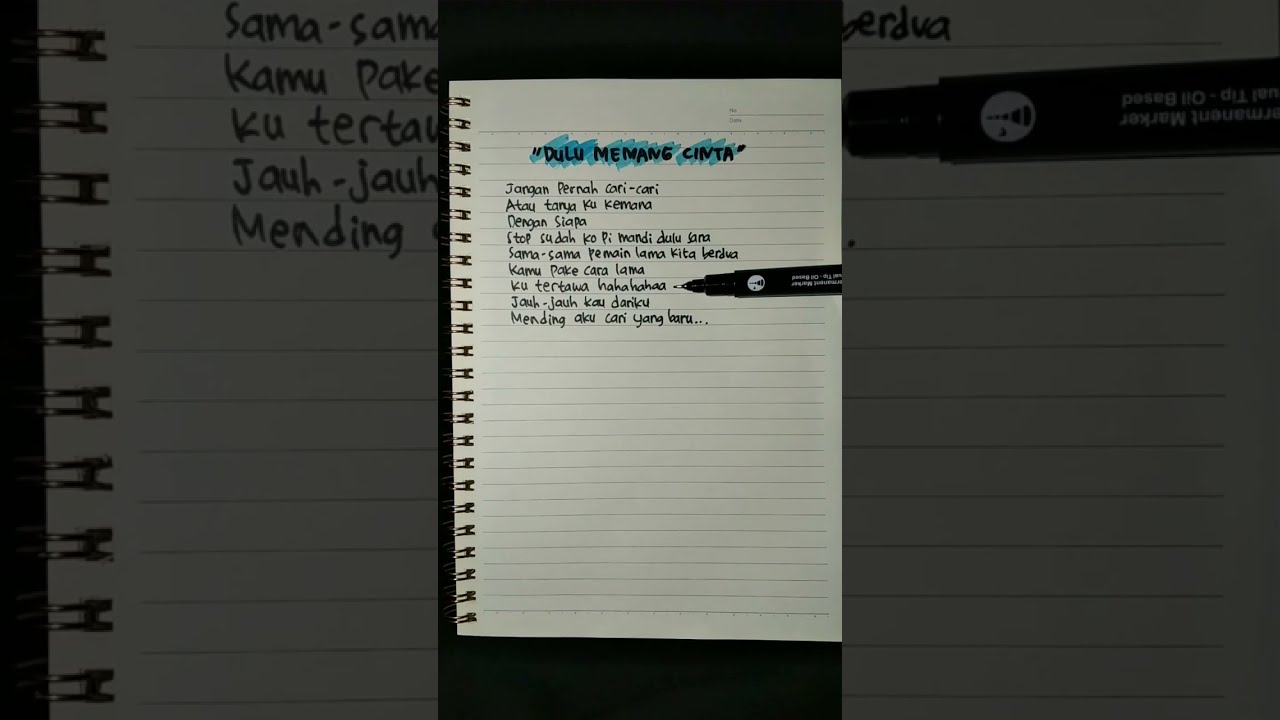 Putri Tanjung, Mario G Klau - Dulu Memang Cinta