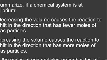 20 15.9 The Effect of a Volume Change on Equilibrium