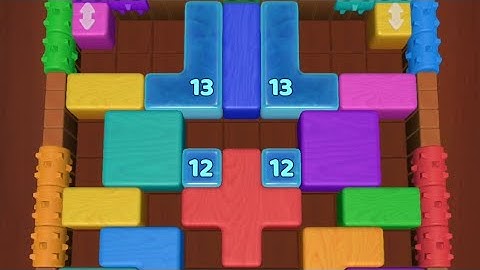 Wood Block Jam Level 46 47 48 Game Walkthrough Solution