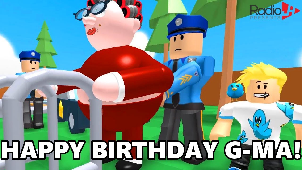 Granny Got Arrested On Her Birthday Roblox Obby Youtube