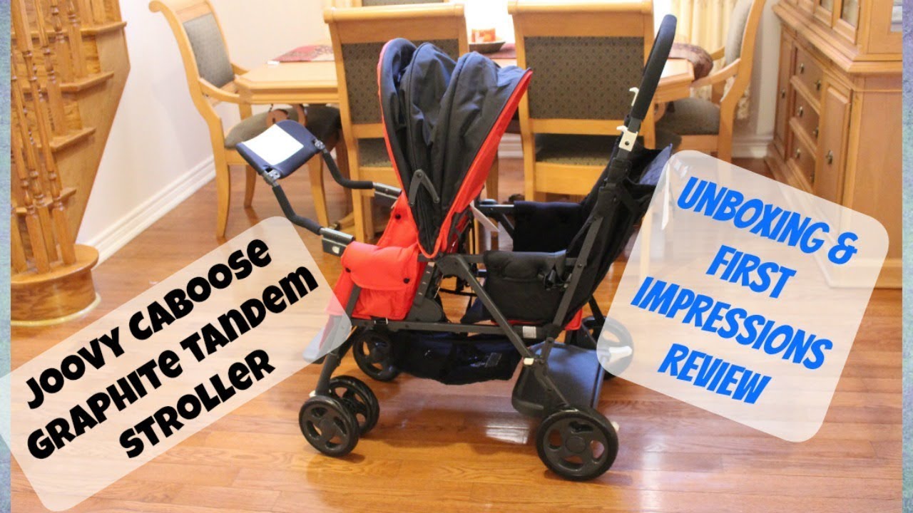 Joovy Caboose Graphite unboxing and first impressions review YouTube