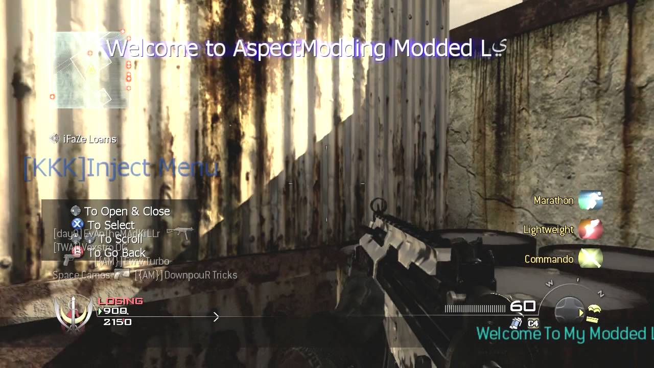 Mw2 Modded lobbie!!! YouTube