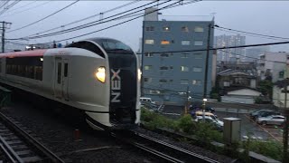 【なりたえくすぷれす】E259系 特急 成田エクスプレス@西大井駅（通過）