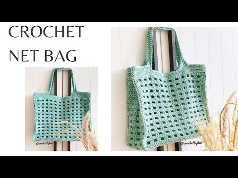 CROCHET NET BAG | CROCHET BY BEV