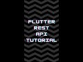 Flutter REST API VIDEO DEMO | CHECK COMMENTS FOR LINKS