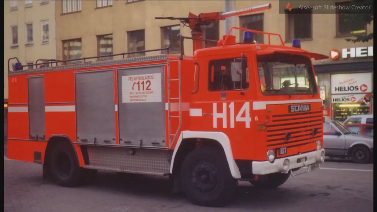 Automatic fire alarm to Vuosaari, Helsinki 1995 and 2024