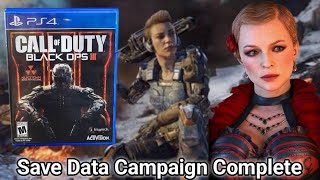 [PS4] Call of Duty Black Ops 3 Save Data Campaign Complete Hardened + Collectible PS4 Hen