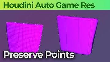 009 Houdini PolyReduce Preserve Point Positions and Quads