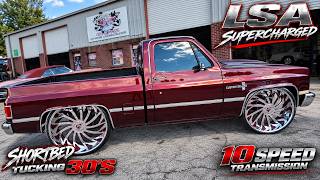 LSA Supercharged C10 Shortbed tuckin 30’s 🔥
