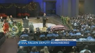 Fallen Burleson Co. deputy remembered