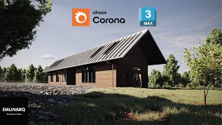 3ds Max   Corona | Modeling and Rendering of Exterior Scene from Scratch