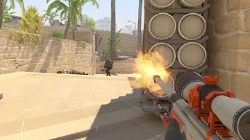 My First 360 NO SCOPE in CS2 Premier