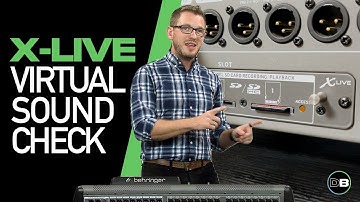 Behringer X-Live Virtual Sound Check