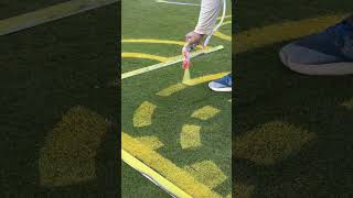 A nod to the GOAT ahead of Aaron Donald's celebration game this Sunday! 🎨 #nfl #rams #shorts