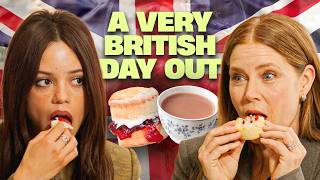 Jenna Ortega and Amy Adams try British food and talk ‘Klara and the Sun’ | Very British Day Out