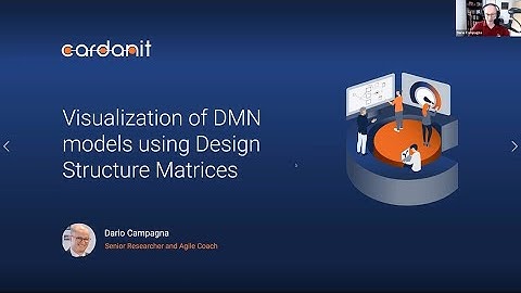 DecisionCAMP 2020: Dario Campagna. Visualization of DMN models using Design Structure Matrices