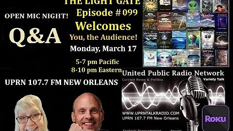 THE LIGHT GATE – OPEN MIC NIGHT, Q&A