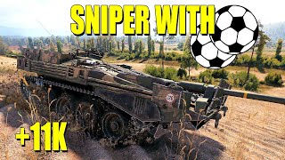 Strv 103B: Best sniper tank, +11k damage - World of Tanks