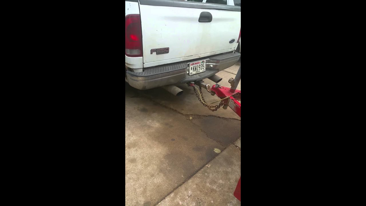 99 f150 5.4 rear cat delete muffler delete true dual YouTube