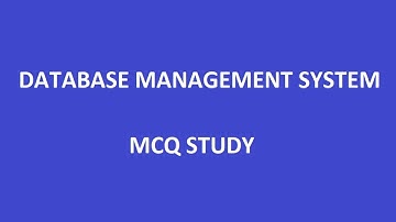 DBMS MCQ Study (Part 2)