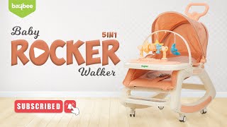 5 in 1 Baby Rocker and Feeding Chair | Baybee’s Smart Parenting Essential