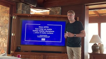 DrAlanBarnard presents a decision-making workshop on Necker Island