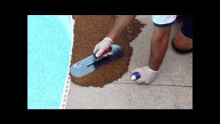 Rubber Pool Deck Surfacing  Do It Yourself